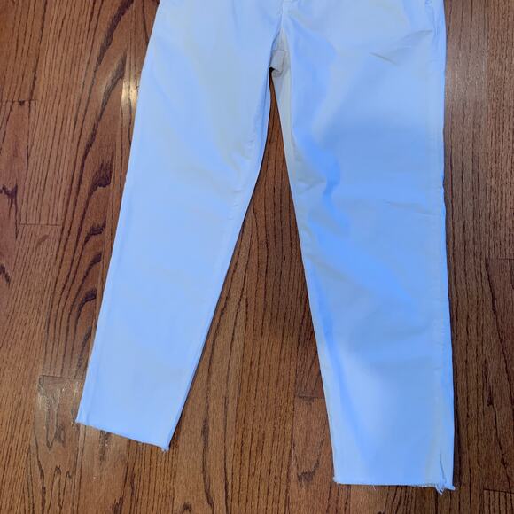 Frank & Eileen Wicklow Cotton Pant Trousers MSRP $288 | Off White | Size 4 - Picture 4 of 10